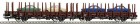 66033 Roco Set of 2 Flat cars loaded with VW cars